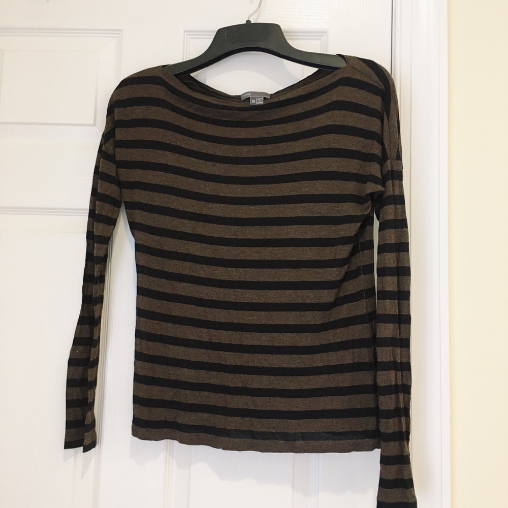Vince Striped Viscose Shirt